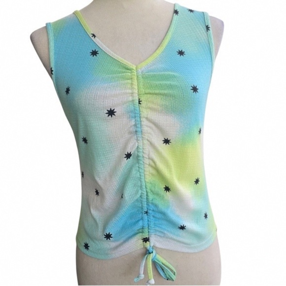 Olivia Rae Blue and Green Star Tank Top